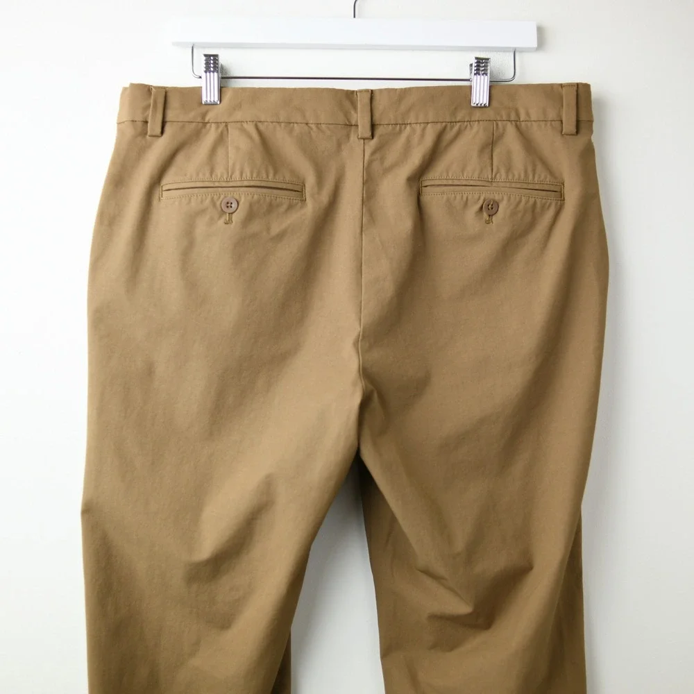Vineyard Vines On The Go Pant Mens 36x32 Tan Performance Chino Golf Preppy